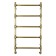 Water heated towel rail Domoterm "vintage" P5, 500x950 mm, bronze