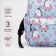 School backpack from lightning textiles, external pocket, pencil case, blue color