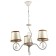 Vilora chandelier 3x40W E14 white 55x55x76 cm Bayerlux