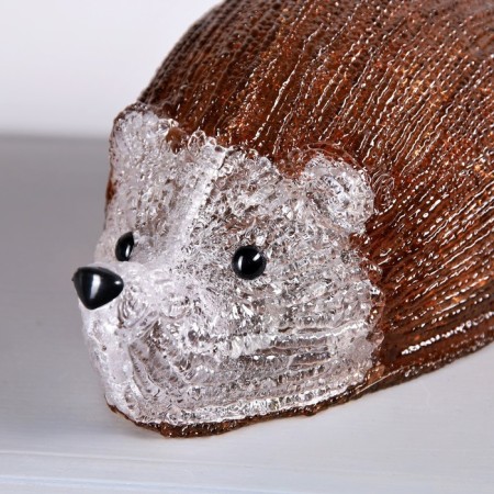 LED figure "Hedgehog" 35 × 16 × 20 cm, acrylic, 30 led, 220 V, glow of white-2
