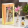 Gift set with a diffuser "Vase with a flower" chocolate, "wealth of aroma"