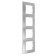 Frame Legrand Etika, 4th, aluminum
