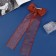 Hair clip "Schoolgirl" bow point, 12x30 cm, red