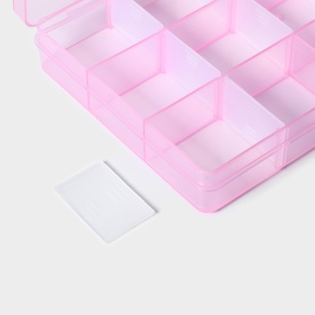 Ricco organizer for storage, plastic, 15 cells, 17.5 × 10 × 2.2 cm, mix color-2
