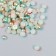 Decor "Semiobusins ​​and rhinestones. Persian-blue gradient" D = 4 mm 10g 200 pcs 5x2.5 cm mix