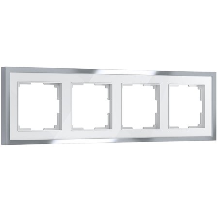Frame for 4 posts Baguette (white/silver) W0042850