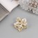 Hair crab "Samantha Galant" butterfly, 3 cm, gold