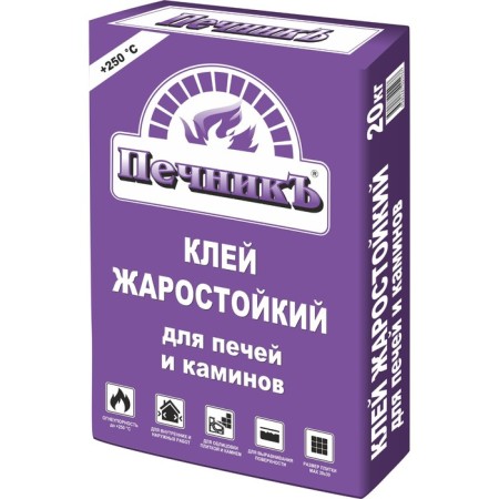 Header heat -resistant for stoves and fireplaces "Besnik" 20.0 kg
