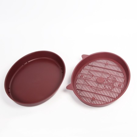Toilet with a mesh "Kisa", 36 x 27 x 6 cm, red-2