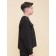 Sweatshirt for boys, height 116 cm, black color