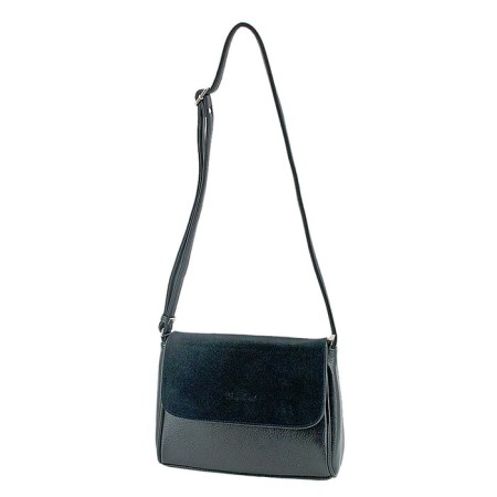 B2759 Bag Messenger, valve department, dark green color 21x26x7cm