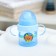 Children's playover with hard -spout "Bear Prince", 150 ml., With handles, blue color