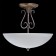 AIDA chandelier, 3x40W E27, silver, gold