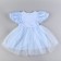 Carnival set "Stylish Princess": rim, blue dress, height 104-110 cm