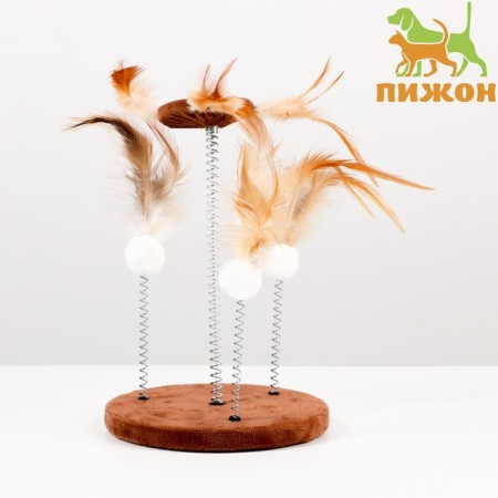 Teaser on the basis of "festive", 15 cm, brown/white