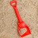 Raccoon blade, red color, 40 cm