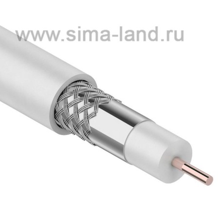 ProConnect RG-6U cable, 75 Ohms, 100 m, white, 01-2205