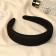 Hair rim "strip" 3 cm, black