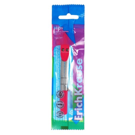 Metallic Erichkrause "Neon", 120mm, blister, pink