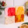 New Year. A set of soap 4 pcs "Red wine, coffee, vanilla-ovesta, tangerine" for 80 g