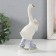 Polystone souvenir "Goose on rollers, with a bouquet" 9.5x6.5x18.5 cm