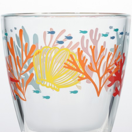 Low glass glass "Corals", 250 ml-1