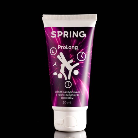 Lubricant Gel Intimate Spring Prolong, extending, 50 ml