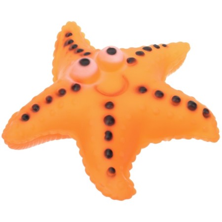 Rubber toy for the bath "Sea Star", 12 cm, crush me-3