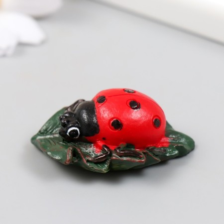 Figure for Florarium Polystone "God's cow on a leaf" mix 4.6x3x1.8 cm-2