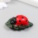 Figure for Florarium Polystone "God's cow on a leaf" mix 4.6x3x1.8 cm