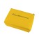 Female bag, artificial leather, yellow, 20x6.5x14 cm