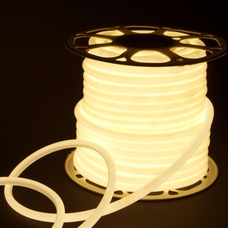 Flexible Neon Elektrostandard, IP67, 2835, 144 LED/M, 220V, round, glow of daytime white