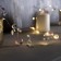 Garland “thread” 2 m Rosa with nozzles “petals”, IP20, silver thread, 40 LED, glow warm white, AAX3