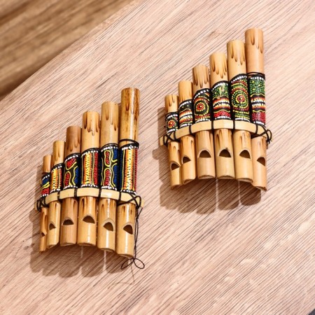 Souvenir musical instrument "Flute Pan" 1.5x15x8.5 cm mix-5