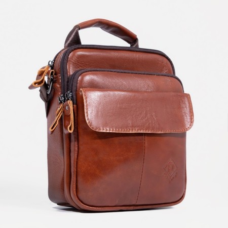 Male bag, Fidelio Largo, brown color-1