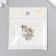 Bale with a suspension metal for creativity "locks" silver 2.2 cm