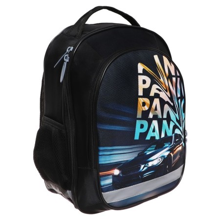 School backpack, 37 x 27 x 16 cm, ergonomic back, calligrata b "Call Panic"-5