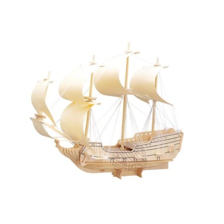 3D-model team wooden miracle-brown "sailboat" Eagle "