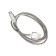 MicroUSB cable - usb, 2.1 a, metal braid, 1 meter, silver
