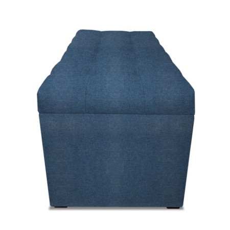 Puff with a lid and weighting, 800 × 400 × 420 mm, Savana plus matting, Denim color-4