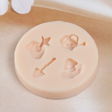 Mold Silicone "Garden" Size ed. 2.5x1.8x0.9 2.4x2.2x0.7 2.5x2.6x1 3x1.3x0.5 cm-2