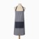 Apron Ethel Denim in stripes, col. Blue, 65% HL, 35% p/e