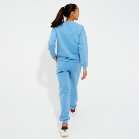 Women's costume (sweatshirt, trousers) minku: Casual Collection Blue color, size 42-5