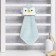Lovelife hand towel "Penguin", 39x21 cm, 100% PE, microfiber 280 g/m2