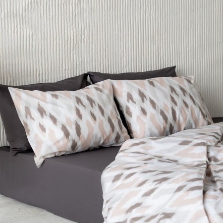 Set of pillowcases "Solo", size 50x70 cm, beige color, 2 pcs