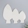Mold Silicon "Three Tree" products - 6.5x3.6 8x3.6 11.1x5 cm 3 objects 11.7x13.2 cm