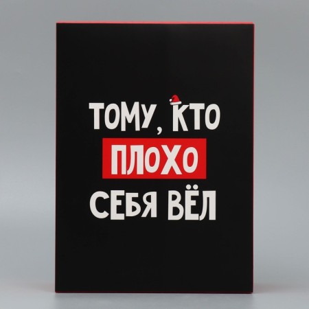 Folding box "with NG", 22 x 30 x 10 cm, new year-2