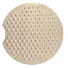 Anti -slip Tecno Ice rug, color pearl, d 55 cm