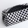 Sports bag with lightning, long belt, white/black color