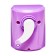 Mechanical sharpener with a container, a violet cat